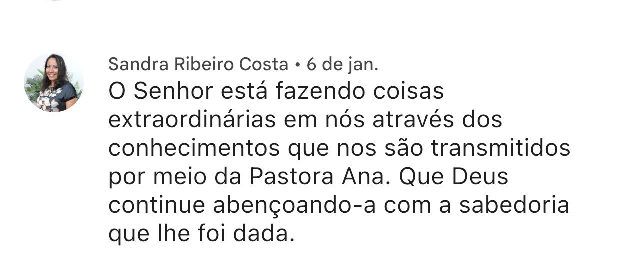 Testemunho de milagre no ministério